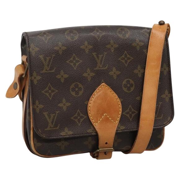 LOUIS VUITTON Monogram Cartouchiere MM Shoulder Bag M51253 - Picture 1 of 16